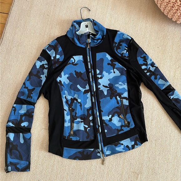 Blue camouflage jacket - Picture 2 of 4